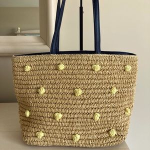 Talbots Straw Tote Bag